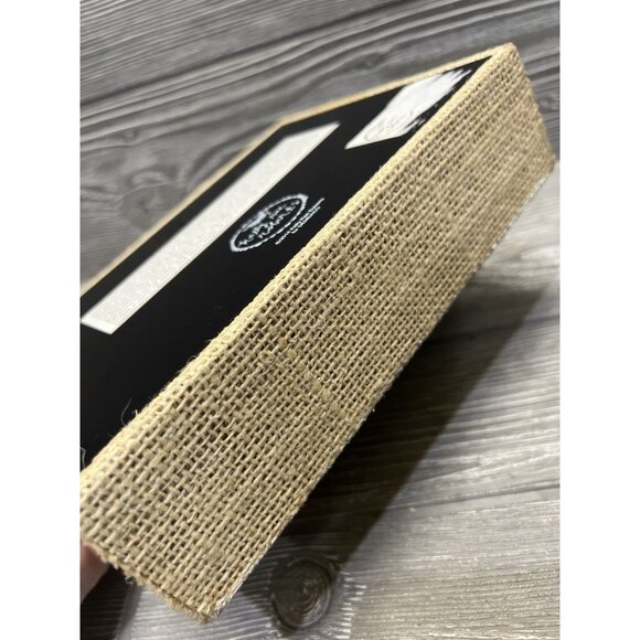 Kelly Rae Roberts Demdaco Roots & Wings Burlap & Wood Block Sign Art Picture - Picture 8 of 8